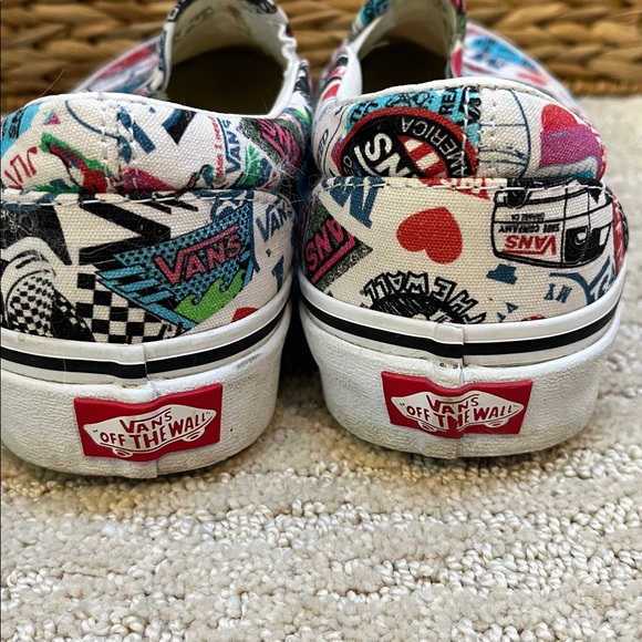 Vans BMX “Those Aren’t Vans” Print Unisex Skater Slip On Sneakers W 8 /M 6.5 EUC - Picture 7 of 10